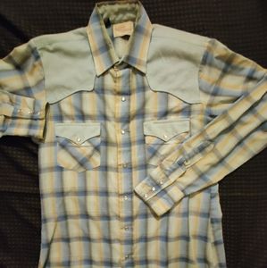 Vintage Kenny Rogers, Pearl Snap! Yoked out
